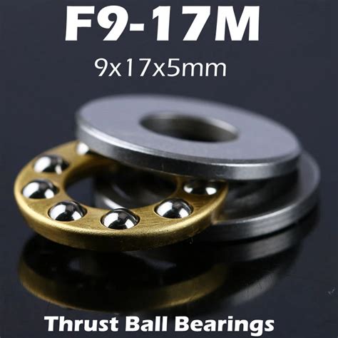 9x17x5 Mm Thrust Ball Bearings F9 17 Axial F9 17M Plane Miniature 9 17