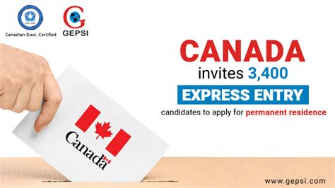 Canada Issues 3 400 Invitations To Apply For Permanent Residence