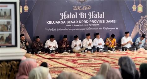 Halal Bihalal Terakhir Edi Purwanto Ucapkan Permintaan Maaf Suara Jambi