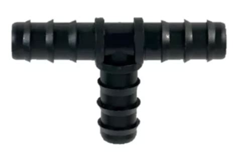 Conector Tee Inserción Manguera O Tubin 18 Mm 100 Pz