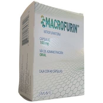 Macrofurin Nitrofurantoina Mg Cap Mexipharmacy Farmacia