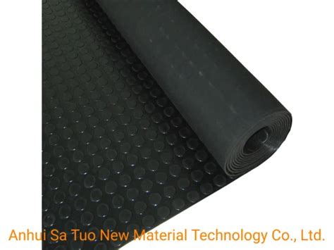 Industrial Customeized Size And Color Circular Stud Rubber Mat Sheet