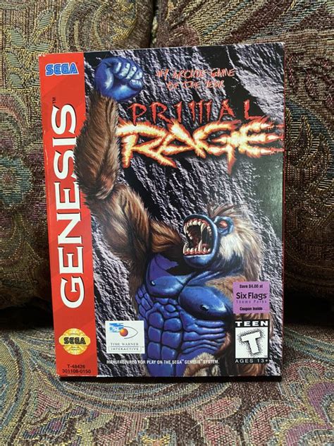 Primal Rage Sega Genesis Video Game Cib For Sale In Glen Mills Pa