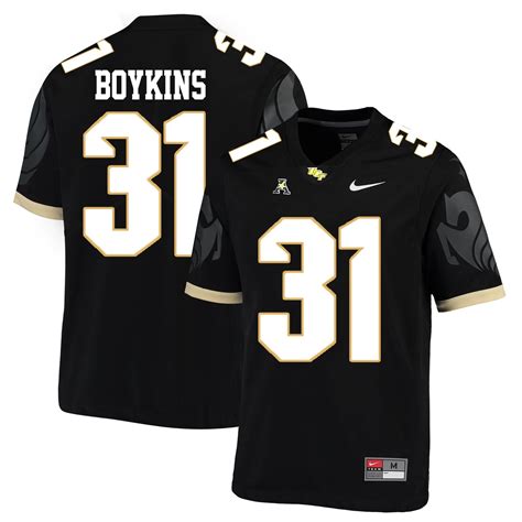 Mens Ucf Knights 31 Boykin Black Limited Custom Jersey