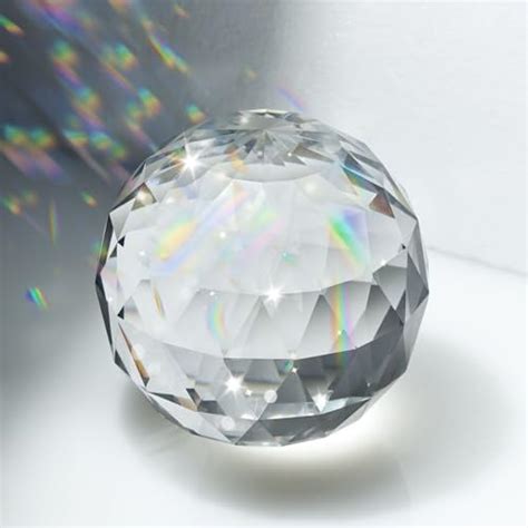 Amazon Inch Mm Clear Glass Crystal Ball Prism Sphere