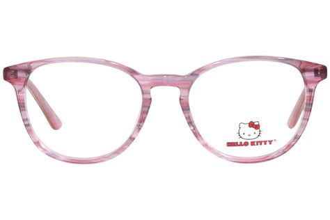 Hello Kitty Hk 358 2 Eyeglasses Youth Girl S Pink Full Rim Oval Shape 49 17 130