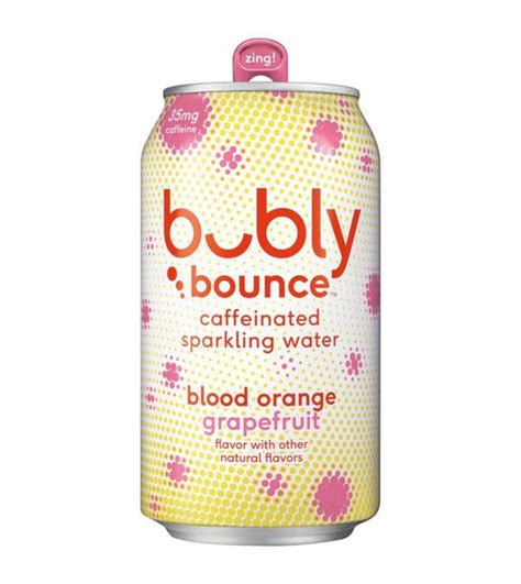 Bubly Bounce Blood Orange Grape Fruit 12oz Can Hospital T Shop