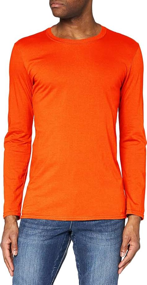 Uk Orange Long Sleeve T Shirt Clothing