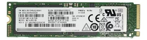 Ssd M2 Nvme Samsung Pm981 512 Gb Mz Vlb512b 3500 Mbs Color Negro Mercadolibre