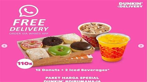 Promo Buka Puasa Dirumahaja Dunkin Donuts Paket Donat Murah Dengan Minuman Segar