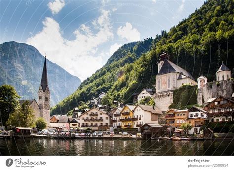 Hallstatt at Lake Hallstatt - a Royalty Free Stock Photo from Photocase