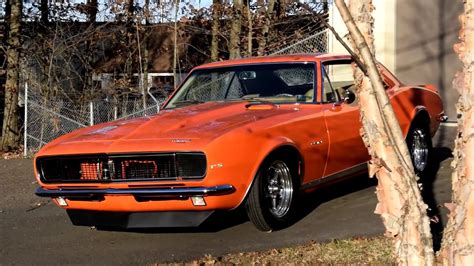 1967 Hugger Orange Ralley Sport Camaro Youtube