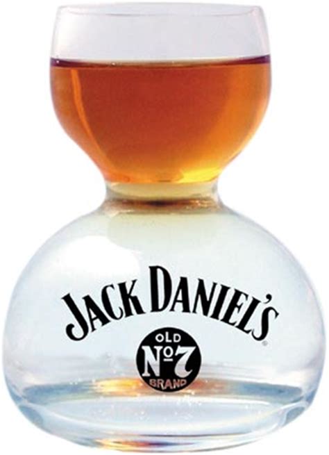 Jack Daniels Whiskey On Water Shot Glass