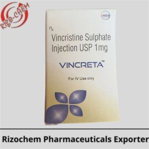 Vincreta Mg Injection Rizochem Pharmaceuticals