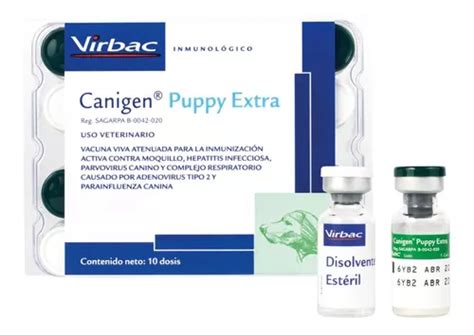 Virbac Canigen Mha Puppy Extra Vacunas Biologicos Perro Mercadolibre