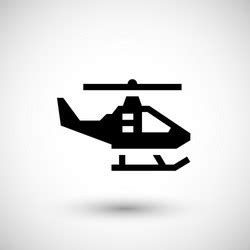 Blueprint of main rotor helicopter Royalty Free Vector Image