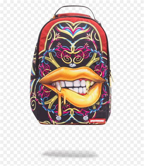 Boujee Grillz Sprayground Backpack Boujee Grillz Sprayground Backpack Teeth Mouth Lip Hd Png