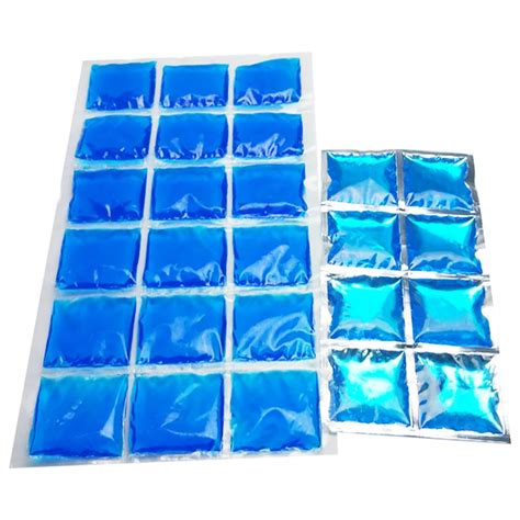 Hot Cold Reusable Gel Ice Pack Aluminum Foil Pe Cooling Gel Ice Sheet For Frozen Food Shipping