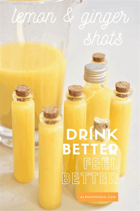 Ginger Lemon Immune Boosting Shots Artofit