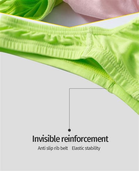 Ropa Interior Gay Para Hombre Tanga Modal Sexy Suspensorio Con Parte