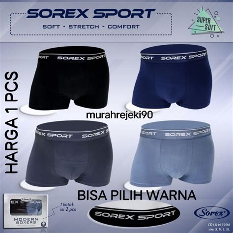 Jual Sorex Cd Boxer Cowok Pria Super Soft Original Shopee Indonesia