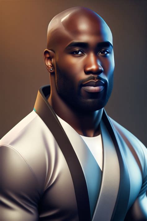 Lexica Teddy Riner Judoka Looks At The Camera Strong Tatami