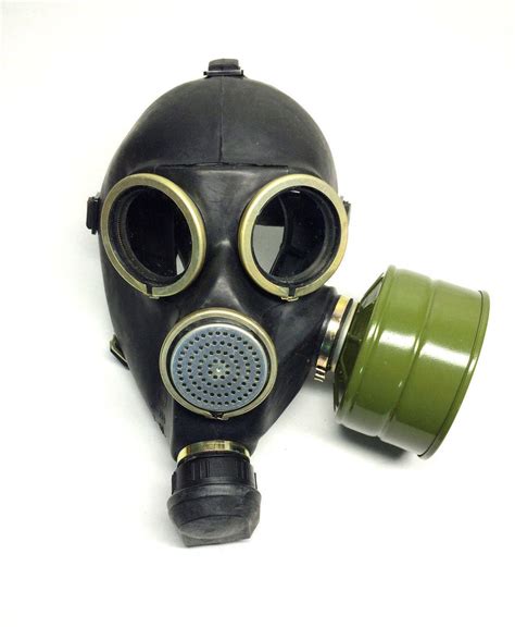 Gas Mask Soviet Military Army Gas Mask Soviet Gas Mask Gp Etsy