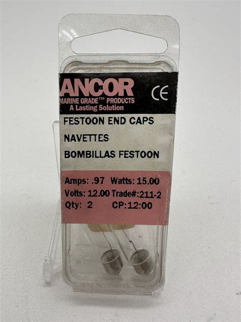 Ancor 522112 Bulb Festoon 12v Pack Of Two 25 6131 Ebay