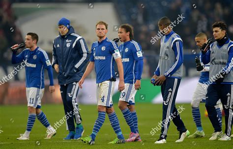 Schalkes Benedikt Hoewedes Center His Team Editorial Stock Photo