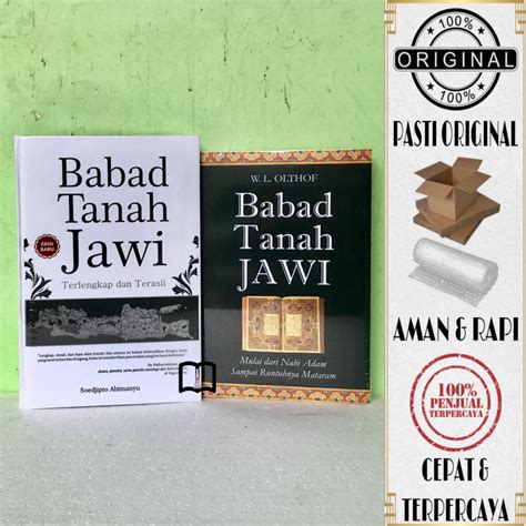 Jual Paket Buku Babad Tanah Jawi Terlengkap Dan Terasli Dari Nabi Adam