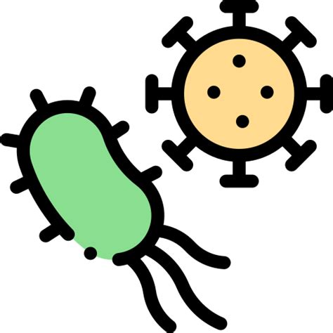 Gut Microbiota Detailed Rounded Lineal Color Icon