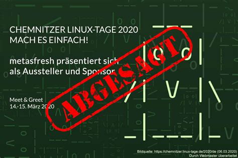 Metasfresh Erp Pr Sentiert Sich Auf Den Chemnitzer Linux Tagen Vom