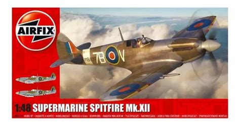 Supermarine Spitfire Mkxii Airfix A05117a 148 Mercadolibre