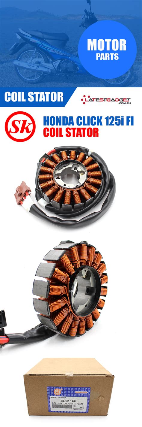 SK Coil Stator Assembly For Honda Click 125 FI LatestGadget