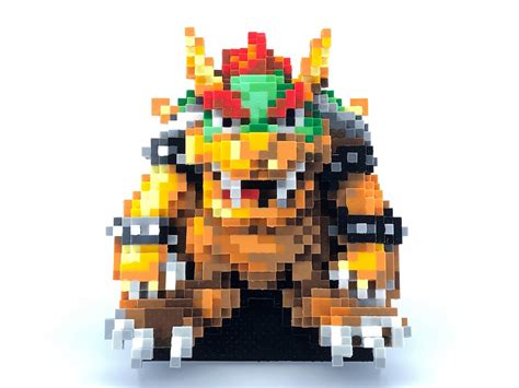 Super Mario Bowser Pixel Art