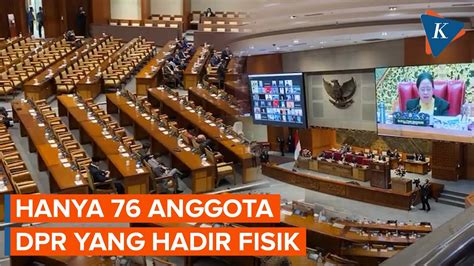 Puan Buka Rapat Paripurna Hanya Anggota Dpr Hadir Fisik Youtube