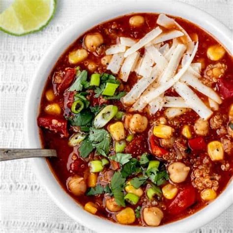 Mexican Garbanzo Bean Soup Haute And Healthy Living