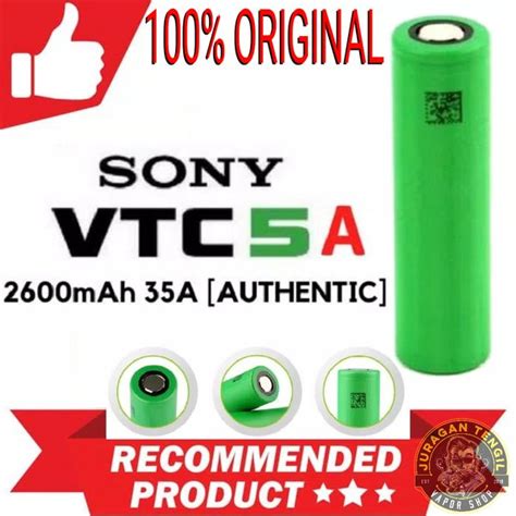 Jual Authentic Original Sony Vtc A Vtc A Batere Baterai A Max