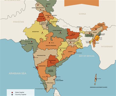 Map Of India Vector Art & Graphics | freevector.com