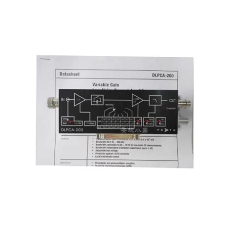 Femto Dlpca 200 Impedance Current Amplifier Pa Class Weak Current