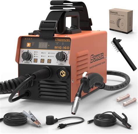 160a Mig Welding Machine 3 In 1 Gasless Flux Core Mig Welderstick