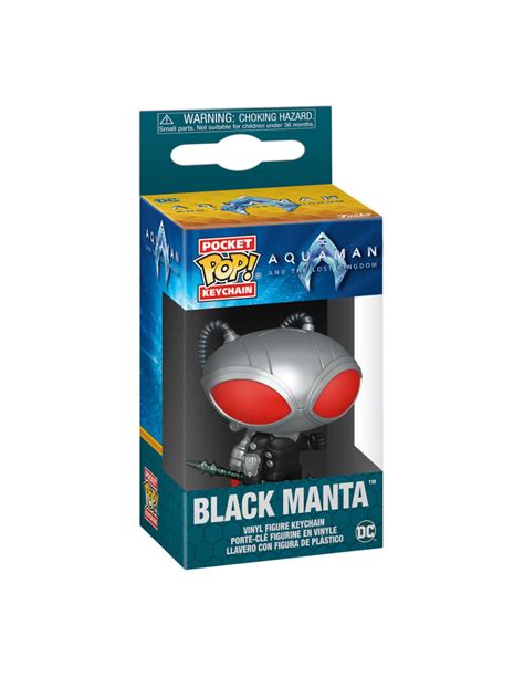 Llavero Pocket Pop Dc Aquaman Y El Reino Perdido Black Manta Tienda