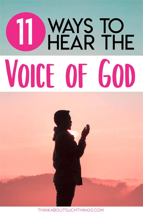 Hearing The Voice Of God 11 Ways God Speaks To Us Hearing Gods Voice