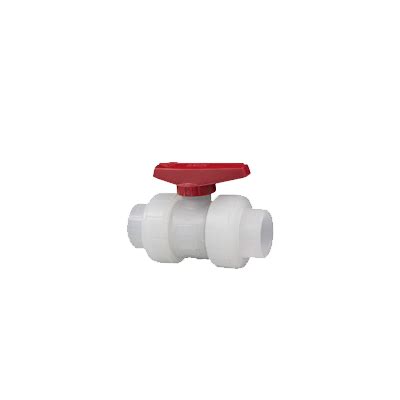 4 Ball Valve Socket True Union Natural Polypropylene FKM Seal