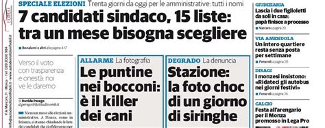 Cosa Cè Su Il Cittadino Dell11 Maggio 2017 Il Cittadino Di Monza E