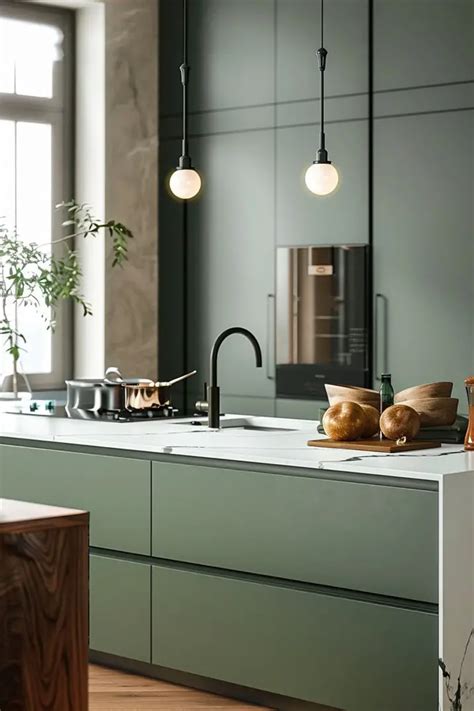 54 Inspiring Ideas for a Tranquil Sage Green Kitchen - DecorWithEva