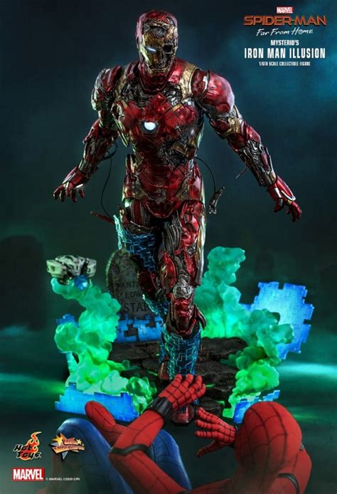 Mysterio S Iron Man Illusion Aus Marvel Blockbuster Spider Man Far From Home Von Hot Toys Mms