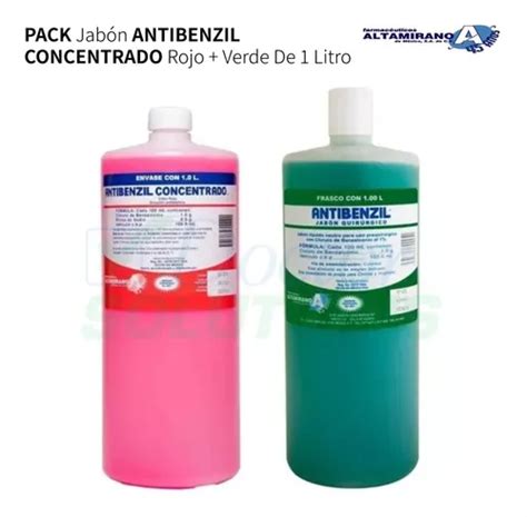 Jab N Desinfectante Antibenzil Concentrado Rojo Verde Lt Mercadolibre