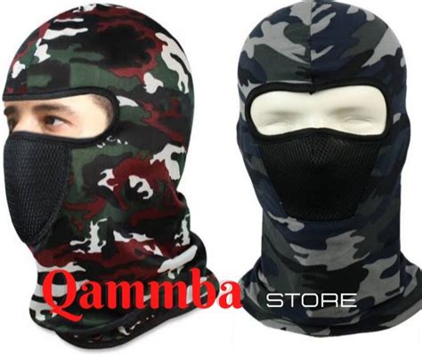 3 PCS Buff Ninja Hitam Army Master Buff Balaclava Penutup Wajah