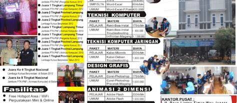 Brosur Kursus Komputer Perumperindo Co Id